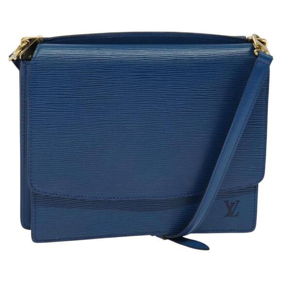 LOUIS VUITTON Epi Grenel Shoulder Bag Blue M52362 - Picture 1 of 16